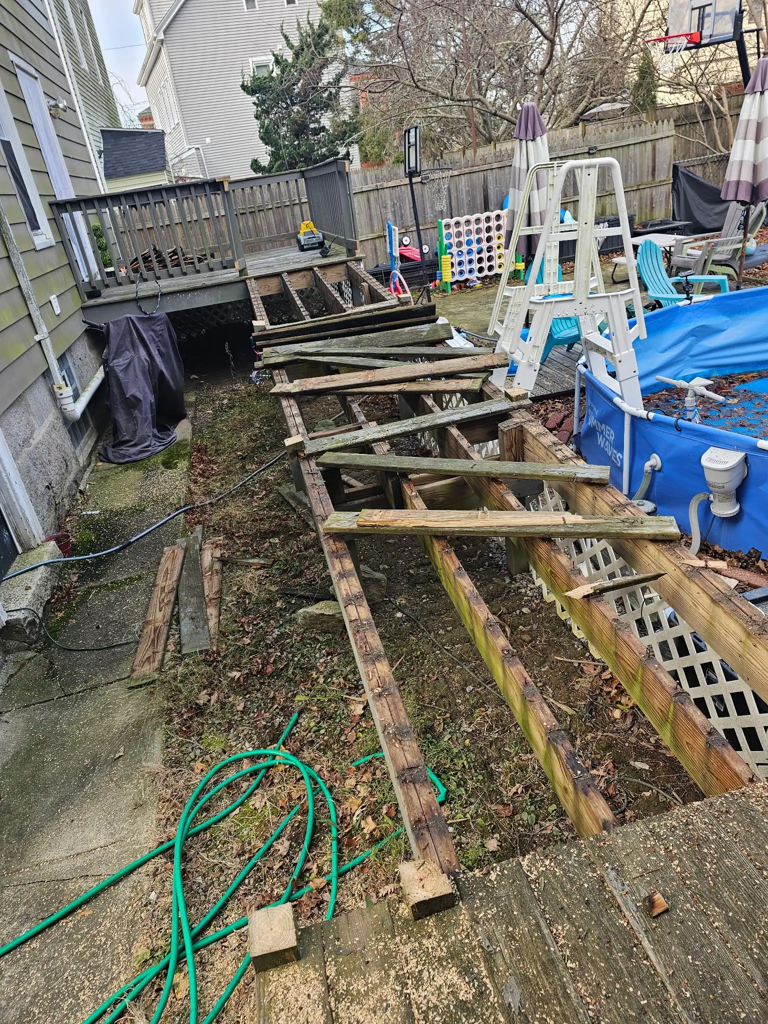 Wheelchair ramp demolition and removal in New Bedford MA